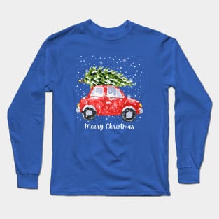 Bringing home the Christmas Tree! Long Sleeve T-Shirt